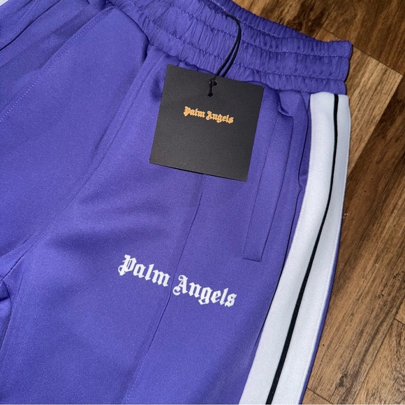 Palm Angels Purple Track Pants Size Small - Picture 2 of 4